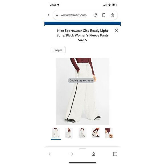 Nike Sportswear City Ready Light Bone/Black Pants Sz Lg New with tags - Picture 2 of 12